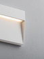 Preview: Nova Luce LED Außen-Wandleuchte Toby 3W warmweiss 3000K IP54 salzwasserfest Weiß Aluminium 10,5x10cm 9030812