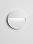 Preview: Nova Luce LED Außen-Wandleuchte Toby 3W warmweiss 3000K IP54 salzwasserfest Weiß Aluminium Ø11cm 9030814