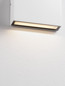 Preview: Nova Luce LED Außen-Wandleuchte Tick 4W warmweiss 3000K IP54 salzwasserfest Weiß Aluminium 11,5x9cm 9030816