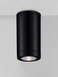 Preview: Nova Luce Außen-Deckenleuchte Spot GU10 IP54 salzwasserfest Schwarz Ø8cm 9030821