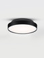 Preview: Nova Luce LED Außen-Deckenleuchte Sky 15W warmweiss 3000K IP65 salzwasserfest Schwarz Aluminium Ø30cm 9030823
