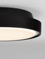 Preview: Nova Luce LED Außen-Deckenleuchte Sky 15W warmweiss 3000K IP65 salzwasserfest Schwarz Aluminium Ø30cm 9030823
