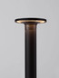 Preview: Nova Luce LED Wegeleuchte Tower 8W warmweiss 3000K IP65 salzwasserfest Schwarz 52cm 9030826