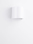 Preview: Nova Luce Außen-Wandleuchte York GU10 IP65 salzwasserfest Weiß Aluminium 11x11cm 9030833