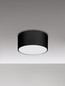 Preview: Nova Luce LED Außen-Deckenleuchte Judi 10W warmweiss 3000K IP65 salzwasserfest Anthrazit Aluminium Ø12cm 9030835