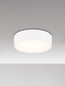 Preview: Nova Luce LED Außen-Deckenleuchte Judi 20W warmweiss 3000K IP65 salzwasserfest Weiß Aluminium Ø21cm 9030836