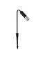 Preview: Nova Luce LED Wegeleuchte Aether 5W warmweiss 3000K IP65 salzwasserfest Anthrazit Glas Aluminium 51cm 9030850