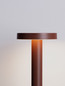 Preview: Nova Luce LED Sockelleuchte Mood 5W warmweiss 3000K IP65 salzwasserfest Cortenstahl Aluminium 20cm 9030858