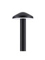 Preview: Nova Luce LED Sockelleuchte Nemo 5W warmweiss 3000K IP65 salzwasserfest Anthrazit Aluminium 20cm 9030861