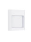 Preview: Nova Luce LED Außen-Wandleuchte Tall 9W warmweiss 3000K IP54 salzwasserfest Weiß Aluminium 13,5x12,5cm 9030863
