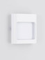 Preview: Nova Luce LED Außen-Wandleuchte Tall 9W warmweiss 3000K IP54 salzwasserfest Weiß Aluminium 13,5x12,5cm 9030863