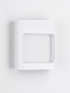 Preview: Nova Luce LED Außen-Wandleuchte Tall 6W warmweiss 3000K IP54 salzwasserfest Weiß Aluminium 13,5x12,5cm 9030864