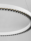 Preview: Nova Luce LED Pendelleuchte Deos dimmbar 27W warmweiss 3000K Weiß Aluminium Ø65cm 9030895
