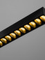 Preview: Nova Luce LED Pendelleuchte Deos dimmbar 25W warmweiss 3000K Schwarz Aluminium 159x3cm 9030896