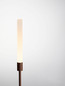 Preview: Nova Luce LED Wegeleuchte Slot 4W warmweiss 3000K IP65 salzwasserfest Cortenstahl Aluminium 100cm 9030909