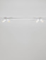 Preview: Nova Luce Deckenleuchte Oso schwenkbar 4-flammig 4xGU10 Weiß Aluminium 120x8cm 9030915