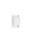 Preview: Nova Luce LED Außen-Wandleuchte Nocta 10W warmweiss 3000K IP54 salzwasserfest Weiß Aluminium 18x13cm 9030923