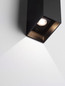 Preview: Nova Luce LED Außen-Wandleuchte Orion 4W warmweiss 3000K IP54 salzwasserfest Anthrazit Aluminium 16x8cm 9030934
