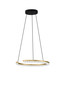 Preview: Nova Luce LED Pendelleuchte Greamy dimmbar 21W warmweiss 3000K Gold Aluminium Ø46cm 9030952