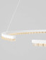 Preview: Nova Luce LED Pendelleuchte Greamy dimmbar 43W warmweiss 3000K Weiß Aluminium Ø85cm 9030957