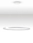 Preview: Nova Luce LED Pendelleuchte Greamy dimmbar 43W warmweiss 3000K Weiß Aluminium Ø85cm 9030957