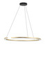 Preview: Nova Luce LED Pendelleuchte Greamy dimmbar 43W warmweiss 3000K Gold Aluminium Ø85cm 9030958