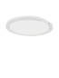 Preview: Nova Luce LED Deckenleuchte Greamy dimmbar 21W warmweiss 3000K Weiß Aluminium Ø46cm 9030963