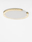 Preview: Nova Luce LED Deckenleuchte Greamy dimmbar 21W warmweiss 3000K Gold Aluminium Ø46cm 9030964