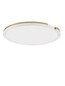 Preview: Nova Luce LED Deckenleuchte Greamy dimmbar 30W warmweiss 3000K Gold Aluminium Ø65cm 9030967