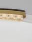 Preview: Nova Luce LED Deckenleuchte Greamy dimmbar 30W warmweiss 3000K Gold Aluminium Ø65cm 9030967