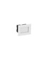 Preview: Nova Luce LED Wandeinbauleuchte Olin 3W warmweiss 3000K IP65 Weiß Aluminium 10x8cm 9050706