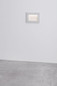 Preview: Nova Luce LED Wandeinbauleuchte Olin 3W warmweiss 3000K IP65 Weiß Aluminium 10x8cm 9050706