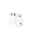 Preview: Nova Luce LED Wandeinbauleuchte Cael 3W warmweiss 3000K IP65 Anthrazit Aluminium 7,5x7cm 9050710