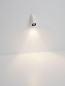 Preview: Nova Luce LED Außen-Wandleuchte Soren 3W warmweiss 3000K IP65 Weiß Aluminium 10x6cm 9050727