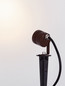 Preview: Nova Luce LED Akzentleuchte Sento schwenkbar 3W warmweiss 3000K IP65 salzwasserfest Cortenstahl Aluminium Ø3,5cm 9050734