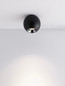 Preview: Nova Luce LED Deckenleuchte Nano 13W warmweiss 3000K Schwarz Aluminium Ø8,5cm 9052029
