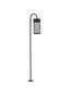 Preview: Nova Luce LED Wegeleuchte Motley 9W warmweiss 3000K IP65 salzwasserfest Schwarz Aluminium 100cm 9060230