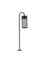 Preview: Nova Luce LED Wegeleuchte Motley 9W warmweiss 3000K IP65 salzwasserfest Schwarz Aluminium 70cm 9060232