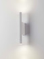 Preview: Nova Luce LED Wandleuchte Paron 8W warmweiss 3000K Weiß Aluminium 30x7cm 9060235