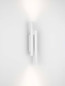 Preview: Nova Luce LED Wandleuchte Paron 15W warmweiss 3000K Weiß Aluminium 38x7cm 9060238