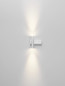 Preview: Nova Luce LED Wandleuchte Paron 6W warmweiss 3000K Weiß Aluminium 15x15cm 9060241