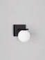 Preview: Nova Luce LED Außen-Wandleuchte Oracle 9W warmweiss 3000K IP65 salzwasserfest Schwarz Glas Aluminium 22x17,5cm 9060243