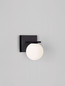 Preview: Nova Luce LED Außen-Wandleuchte Oracle 9W warmweiss 3000K IP65 salzwasserfest Schwarz Glas Aluminium 22x17,5cm 9060243
