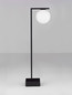 Preview: Nova Luce LED Wegeleuchte Oracle 8W warmweiss 3000K IP65 salzwasserfest Schwarz Glas Aluminium 60cm 9060246