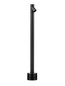 Preview: Nova Luce LED Wegeleuchte Lord drehbar 4W warmweiss 3000K IP65 salzwasserfest Schwarz Aluminium 60cm 9060247