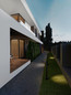 Preview: Nova Luce LED Wegeleuchte Lord drehbar 4W warmweiss 3000K IP65 salzwasserfest Schwarz Aluminium 60cm 9060247