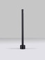 Preview: Nova Luce LED Wegeleuchte Luxor drehbar 4W warmweiss 3000K IP65 salzwasserfest Schwarz Aluminium 60cm 9060249
