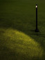 Preview: Nova Luce LED Wegeleuchte Luxor drehbar 4W warmweiss 3000K IP65 salzwasserfest Schwarz Aluminium 60cm 9060249