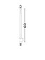 Preview: Nova Luce LED Wegeleuchte Luxor drehbar 4W warmweiss 3000K IP65 salzwasserfest Schwarz Aluminium 60cm 9060249