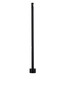 Preview: Nova Luce LED Wegeleuchte Luxor drehbar 8W warmweiss 3000K IP65 salzwasserfest Schwarz Aluminium 90cm 9060250